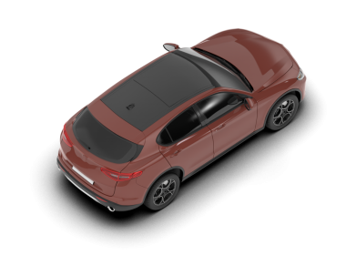 Gri bir arka planda 3 boyutlu araç izole edilmiş.