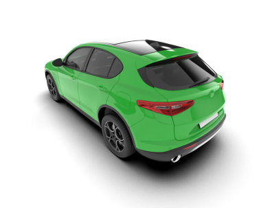 Stüdyo ortamında daha az genel bir konsept arabanın 3 boyutlu çizimi