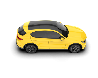 modern araba beyaz üzerine izole