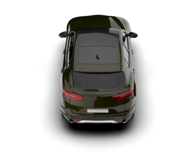 araba modern araba siyah arka planda izole edilmiş 3 boyutlu görüntüleme