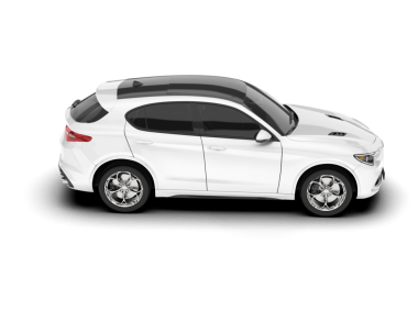 beyaz modern kompakt araba