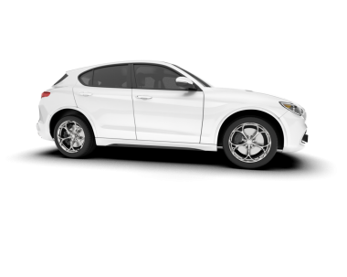 modern araba beyaz arka planda izole edildi. 3 boyutlu görüntüleme