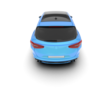 Beyaz arkaplandaki araba