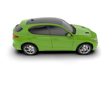 Gerçekçi bir araba. vektör illüstrasyonu