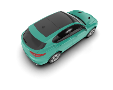 araba beyaz arkaplanda izole edildi