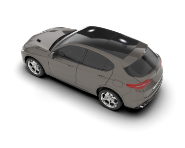 modern araba kenarı görünümü