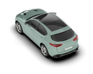 Stüdyo ortamında daha az genel bir konsept otomobilin beyaz üzerine izole edilmiş hali.