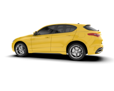 beyaz zemin üzerine sarı araba.