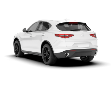 gerçekçi 3 boyutlu spor araba çizimi