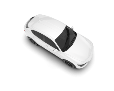 Siyah arka planı olan beyaz lüks araba..