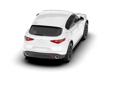 modern beyaz araba beyaz üzerine izole