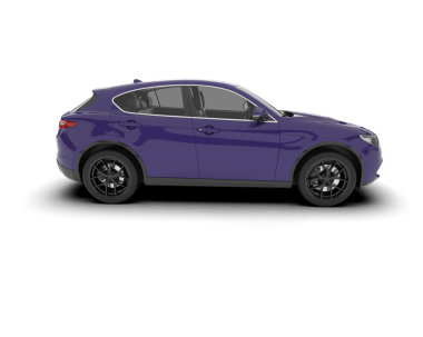 modern araba kırpma yolu ile beyaz bir arkaplanda izole