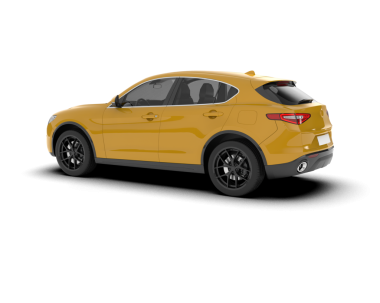 gerçekçi modern araba. 3d oluşturma