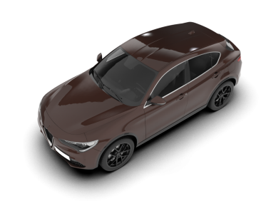 modern araba beyaz arka planda izole edildi. 3 boyutlu çizim - illüstrasyon