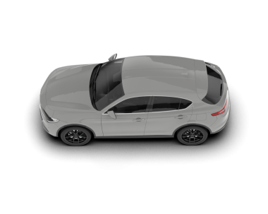 Modern araba arka planda izole edilmiş. 3d illüstrasyon - oluşturma