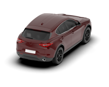 Araba arka planda izole. 3d illüstrasyon.