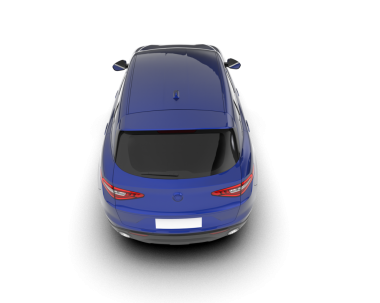 modern araba beyaz arka planda izole edildi. 3 boyutlu görüntüleme