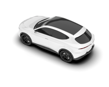 modern lüks araba beyaz arka planda izole edilmiş