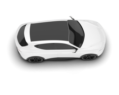 beyaz arkaplandaki araba