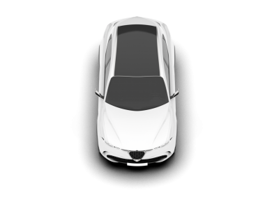 Gerçekçi bir araba. Vektör çizimi. 3d oluşturma.