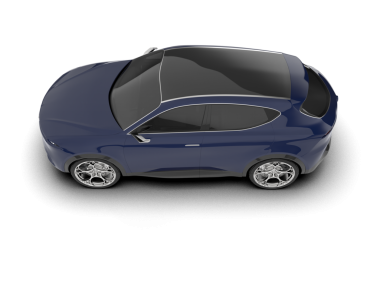 modern araba beyaz arkaplanda izole edildi