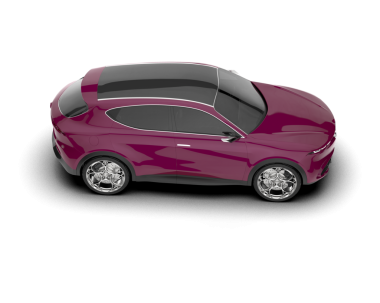 modern otomobil arka planda izole edildi