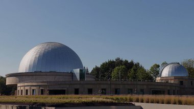 Polonya 'daki Silezya Gözlemevi Astronomik Gözlemevi Binası.