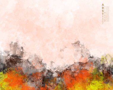 Soyut suluboya desenli arka plan. Randevunuz, kartpostalınız, afişiniz, logonuz için tasarım.