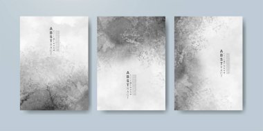 Parlak renkli vektör suluboya arka planı olan kartlar. Randevunuz, kartpostalınız, afişiniz için tasarım.