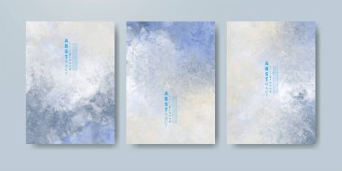 Parlak renkli vektör suluboya arkaplanlı kartlar. Randevunuz, kartpostalınız, afişiniz için tasarım.