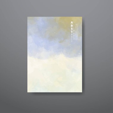 Suluboya geçmişi olan kartlar. Kapak için tasarım, tarih, kartpostal, afiş, logo.