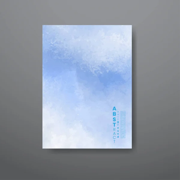 Cartões Com Fundo Aquarela Design Para Sua Capa Data Cartão —  Vetores de Stock