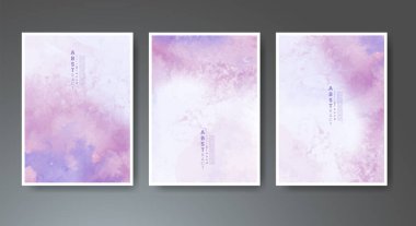 Soyut suluboya arka plan çizimleri. Kapak için tasarım, tarih, kartpostal, afiş, logo.