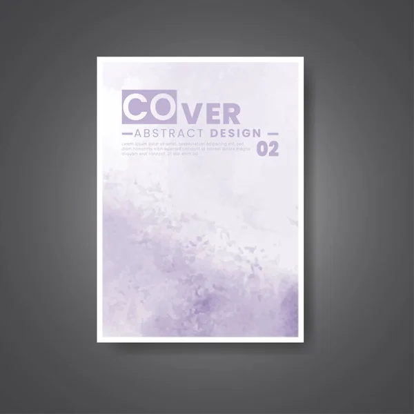 stock vector Cover template with watercolor background. Design for your cover, date, postcard, banner, logo.