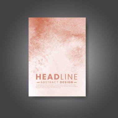 Suluboya arkaplan şablonu. Kapak için tasarım, tarih, kartpostal, afiş, logo.