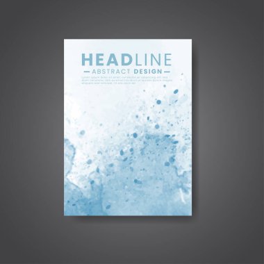 Suluboya arkaplan şablonu. Kapak için tasarım, tarih, kartpostal, afiş, logo.