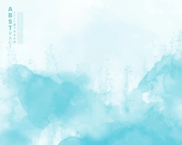 Abstraktní Akvarel Pozadí Design Pro Váš Obal Datum Pohlednice Banner — Stockový vektor
