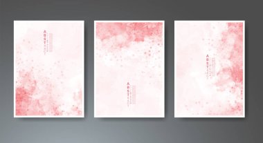 Soyut suluboya arka plan çizimleri. Kapak için tasarım, tarih, kartpostal, afiş, logo.