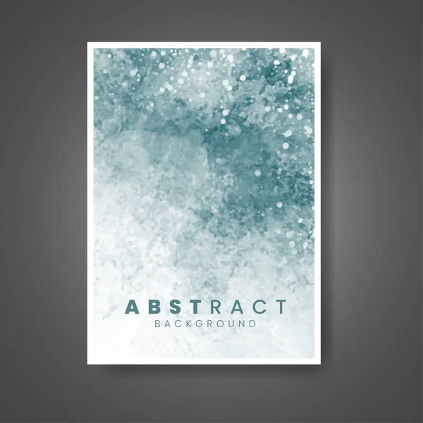 Einband Vorlage Mit Aquarell Hintergrund Design Für Ihr Cover Datum — Stockvektor