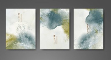 Suluboya geçmişi olan kartlar. Kapak için tasarım, tarih, kartpostal, afiş, logo.