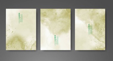 Suluboya geçmişi olan kartlar. Kapak için tasarım, tarih, kartpostal, afiş, logo.