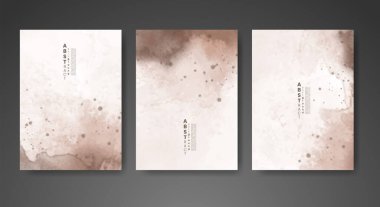 Suluboya arkaplan şablonu. Kapak için tasarım, tarih, kartpostal, afiş, logo.