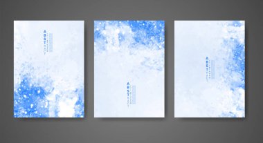 Suluboya arkaplan şablonu. Kapak için tasarım, tarih, kartpostal, afiş, logo.