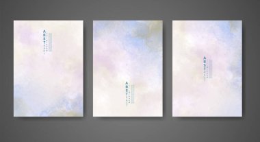 Suluboya arkaplan şablonu. Kapak için tasarım, tarih, kartpostal, afiş, logo.