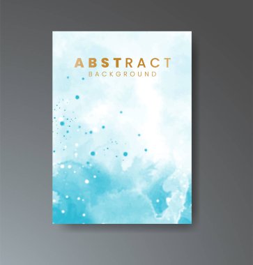 Suluboya arkaplan şablonu. Kapak için tasarım, tarih, kartpostal, afiş, logo.