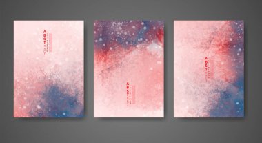 Soyut suluboya arka plan çizimleri. Kapak için tasarım, tarih, kartpostal, afiş, logo.