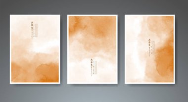 Soyut suluboya arka plan çizimleri. Kapak için tasarım, tarih, kartpostal, afiş, logo.