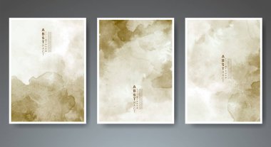 Soyut suluboya arka plan çizimleri. Kapak için tasarım, tarih, kartpostal, afiş, logo.