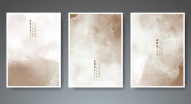 Soyut suluboya arka plan çizimleri. Kapak için tasarım, tarih, kartpostal, afiş, logo.