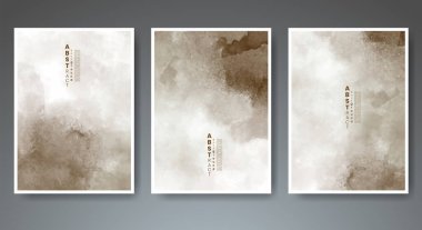 Soyut suluboya arka plan çizimleri. Kapak için tasarım, tarih, kartpostal, afiş, logo.